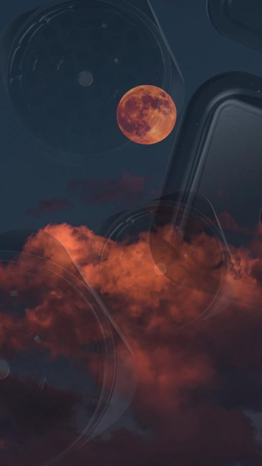 KRUSH 3.0 metall grinder, 3 deler.