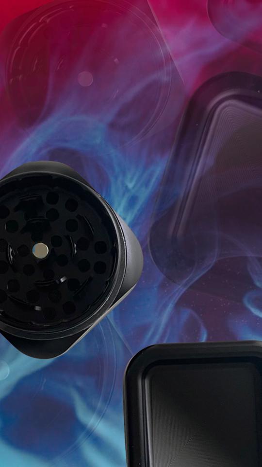 KRUSH 3.0 metall grinder, 3 deler.