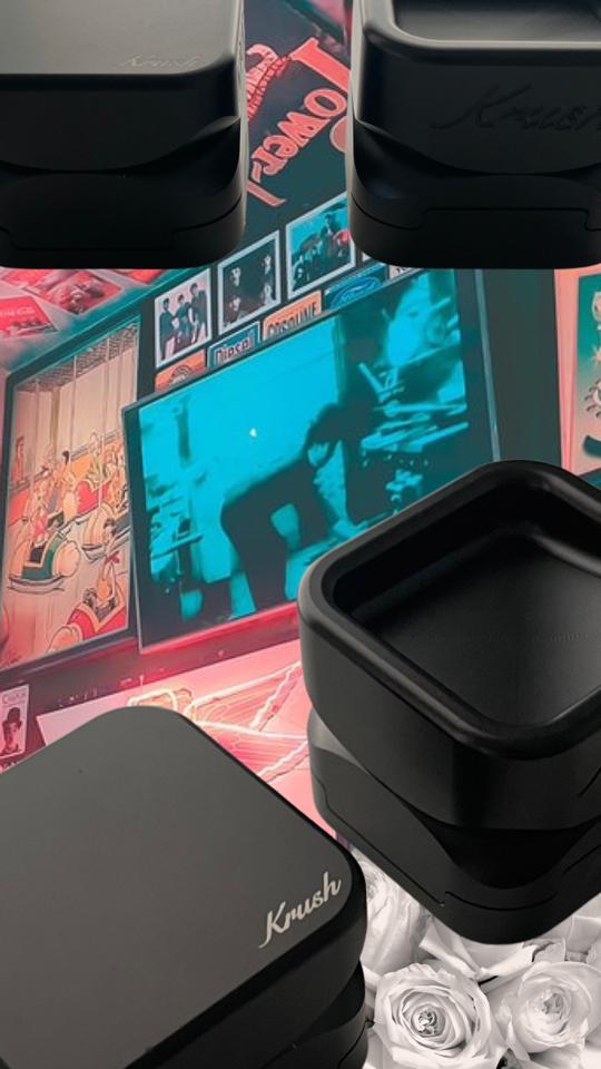 KRUSH 3.0 metall grinder, 3 deler.