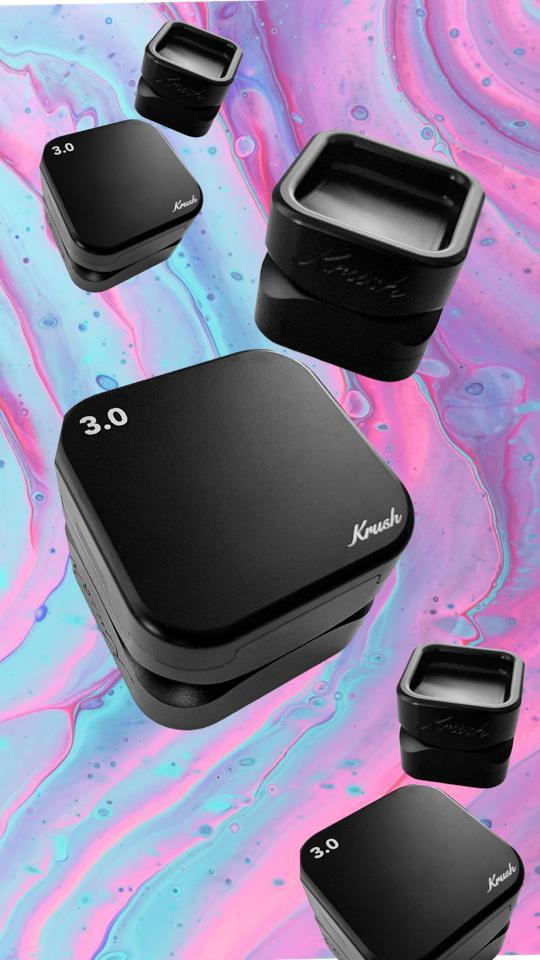 KRUSH 3.0 metall grinder, 3 deler.